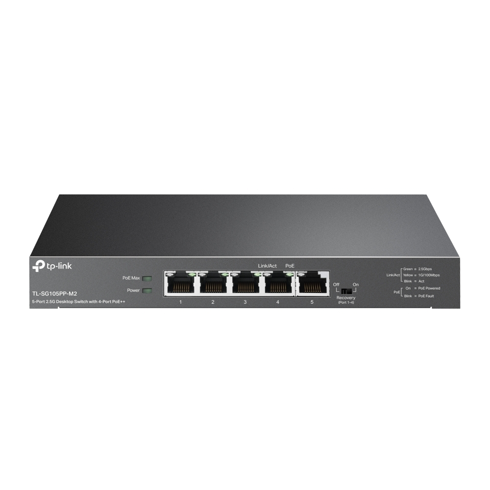 TP-LINK TL-SG105PP-M2 / 2.5G PoE++ 143W