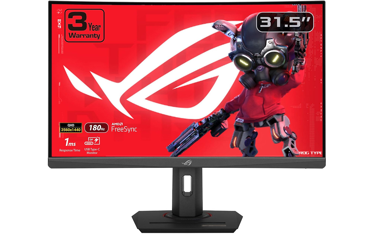 ASUS ROG Strix XG32WCS / 31.5 Curved-VA WQHD 180Hz