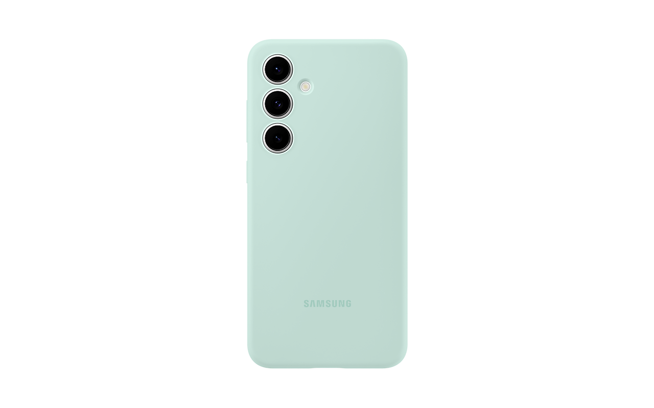 Samsung Original silicone cover Galaxy S24 FE Green
