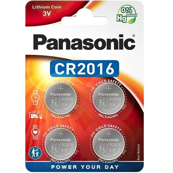 Panasonic CR-2016EL/4B / CR2016 x4