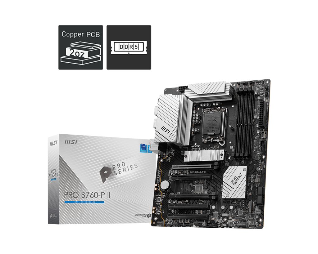 MSI PRO B760-P II / ATX LGA1700 DDR5 7000