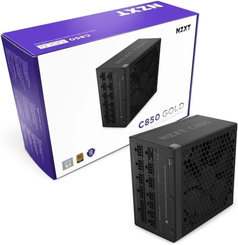 NZXT C850 / 850W 80+ Gold Black