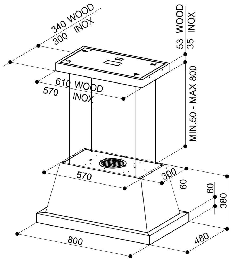 FABER THEA IS.EV8 DG MATT A80 SC