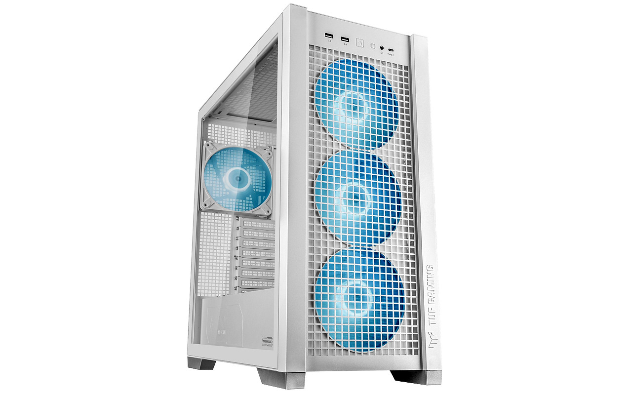 ASUS GT302 TUF GAMING TG ARGB / EATX CASE White