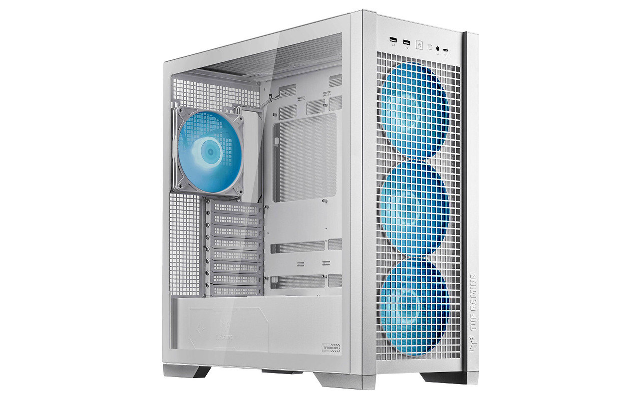 ASUS GT302 TUF GAMING TG ARGB / EATX CASE White