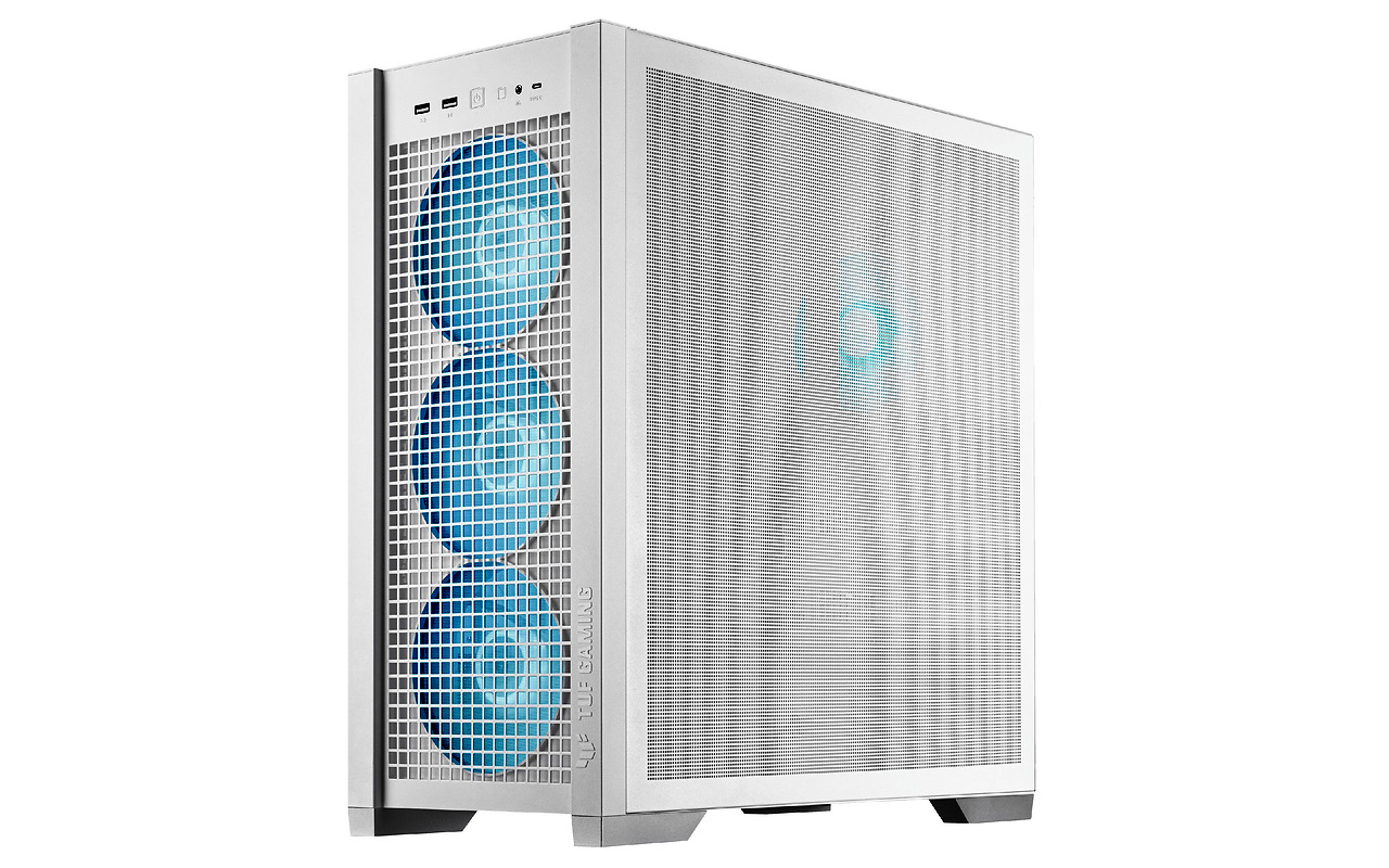 ASUS GT302 TUF GAMING TG ARGB / EATX CASE White