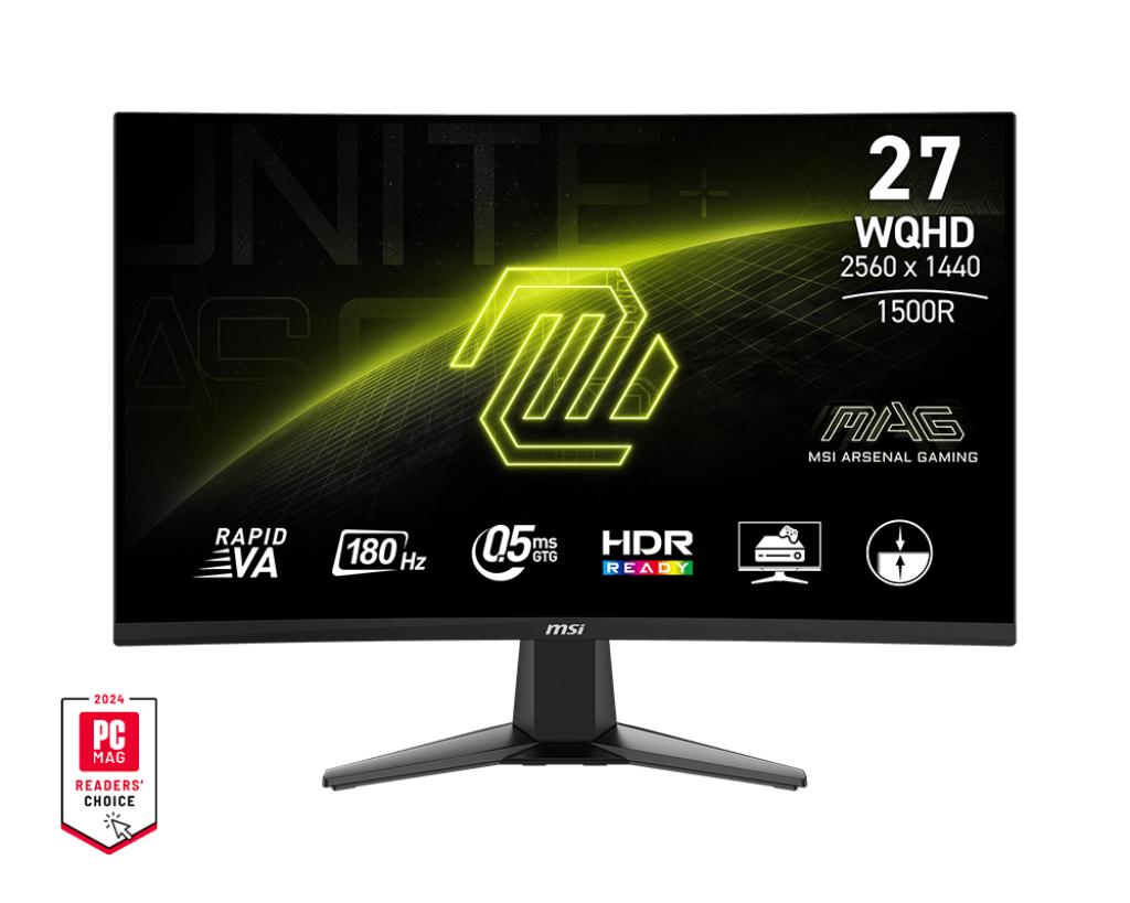 MSI MAG 27CQ6F / 27 Curved QHD VA