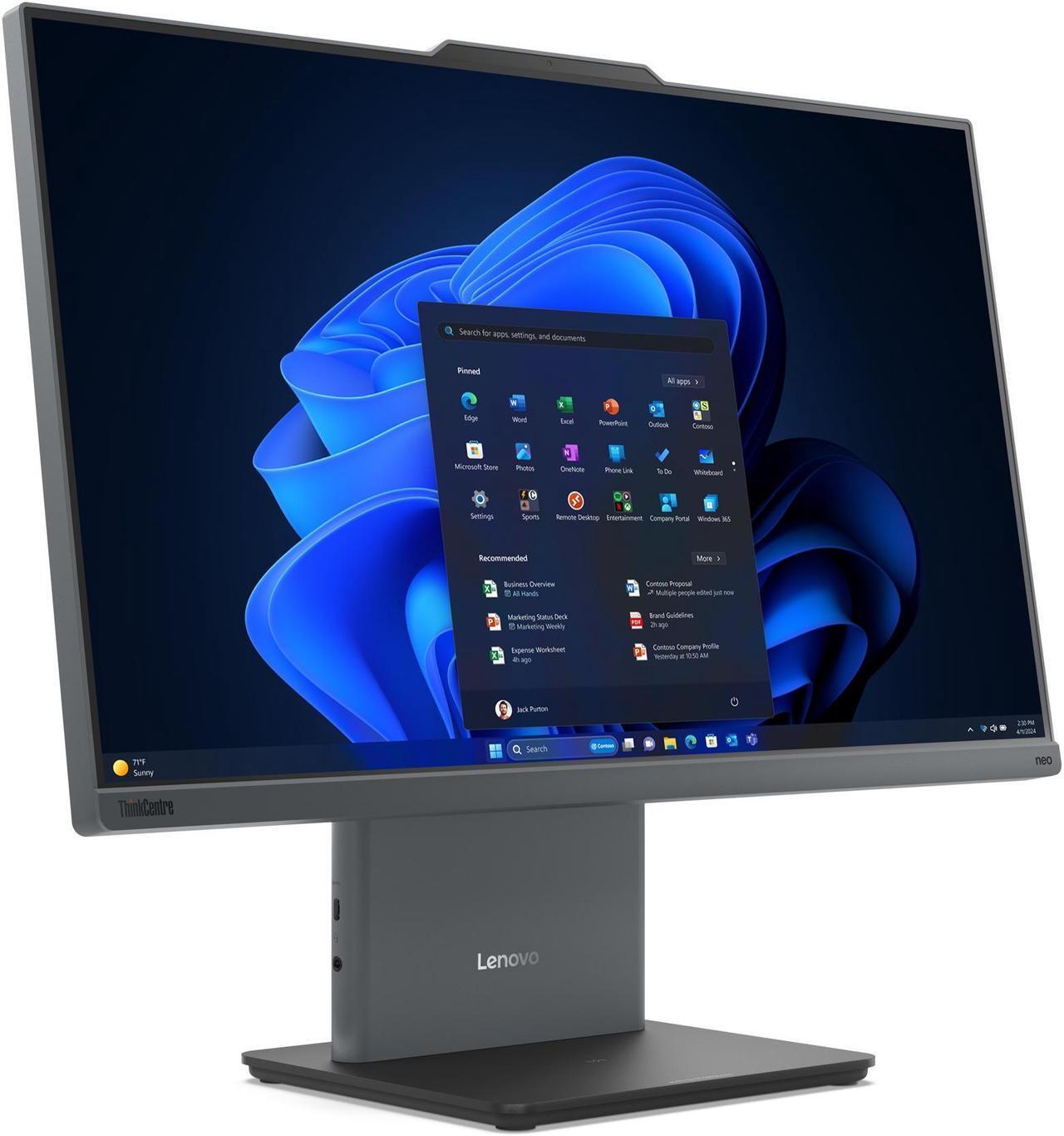 Lenovo AIO ThinkCentre neo 50a Gen 5 / 23.8 FullHD IPS / Core i5-13420H / 8GB DDR5 / 512GB NVMe / No OS