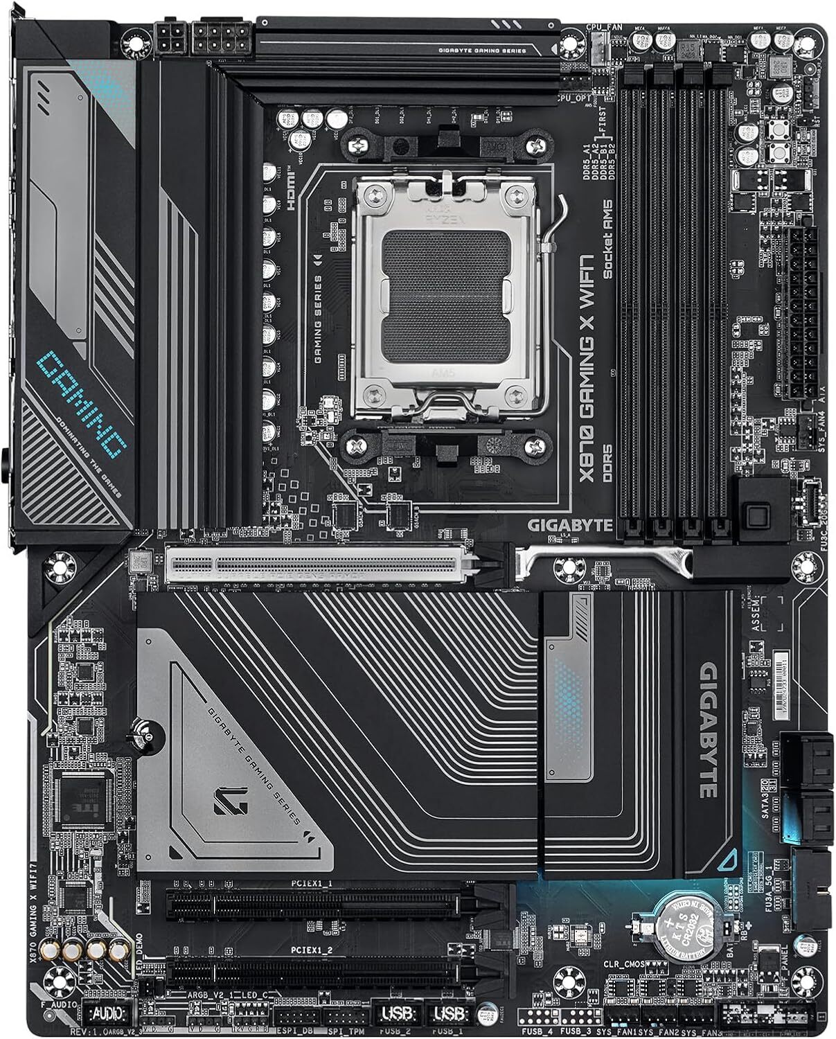 GIGABYTE X870 GAMING X WI-FI 7 / ATX AM5 DDR5 8200