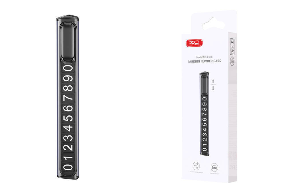 XO C138 Parking number plate