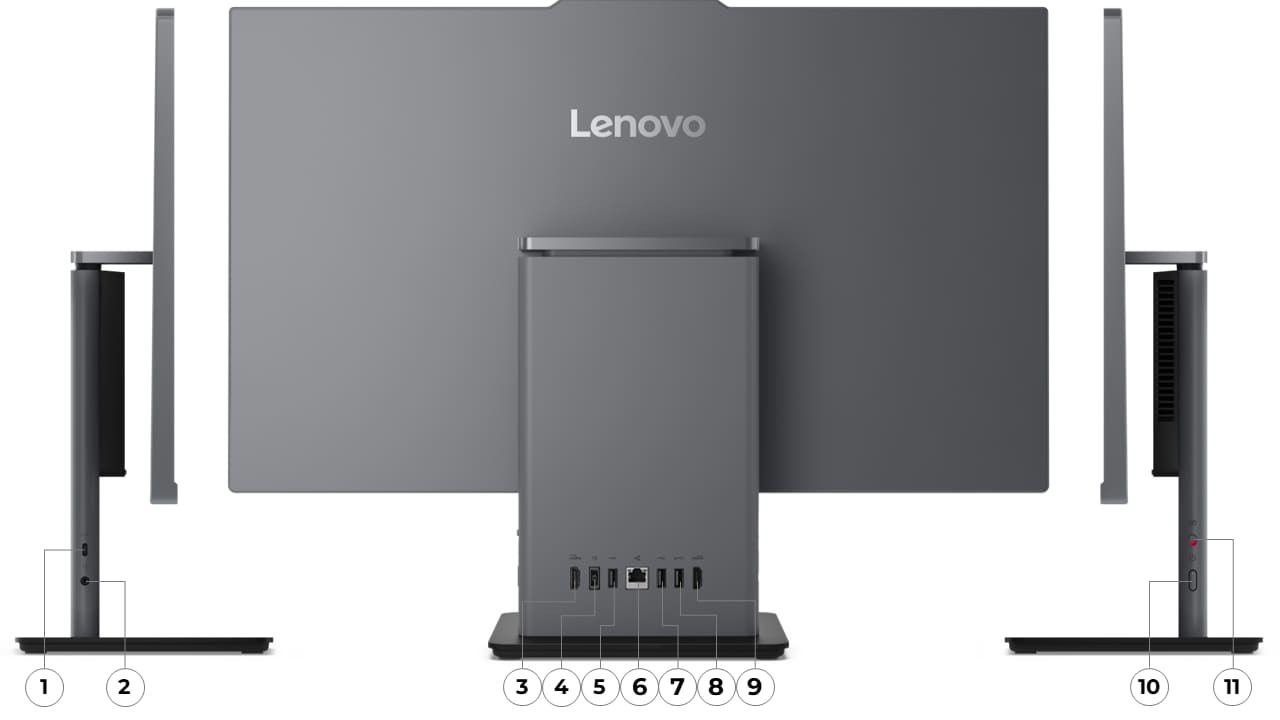 Lenovo AIO ThinkCentre neo 50a gen 5 / 23.8 FullHD IPS / Core i3-1315U / 8GB DDR5 / 512GB NVMe / No OS