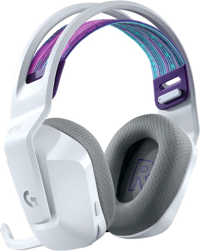 Logitech G733 / Wireless Gaming Headset / 981-000883 White