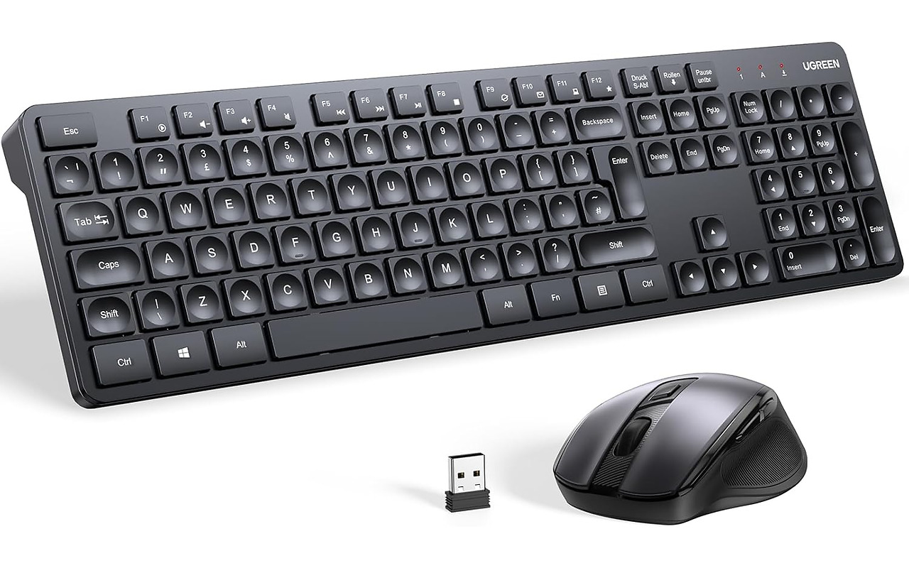 UGREEN MK006 Ergonomic Wireless Combo English