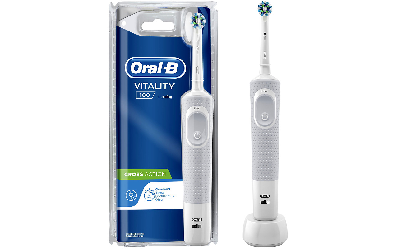 ORAL-B 6652 Vitality WHITE Cross Action