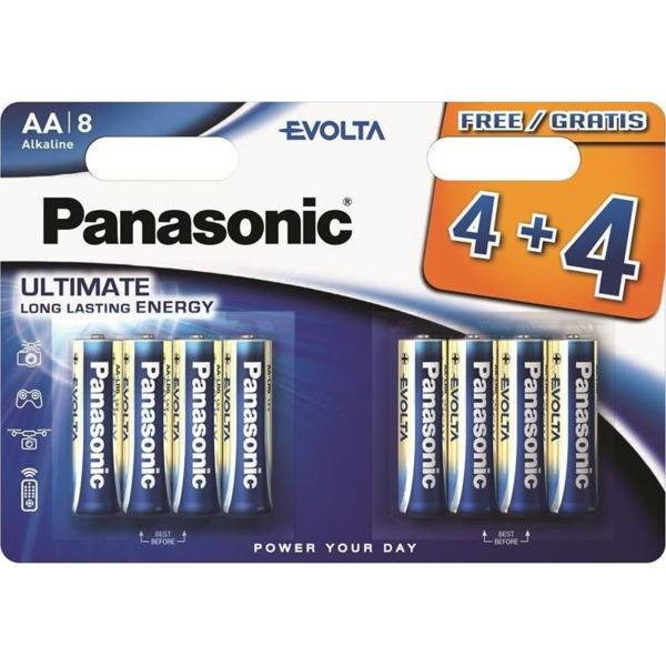Panasonic EVOLTA AA x8 / LR6EGE/8B4F