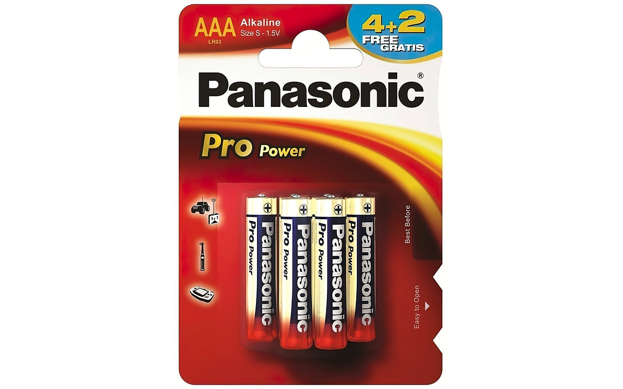 Panasonic PRO Power AAA x6 / LR03XEG/6B2F