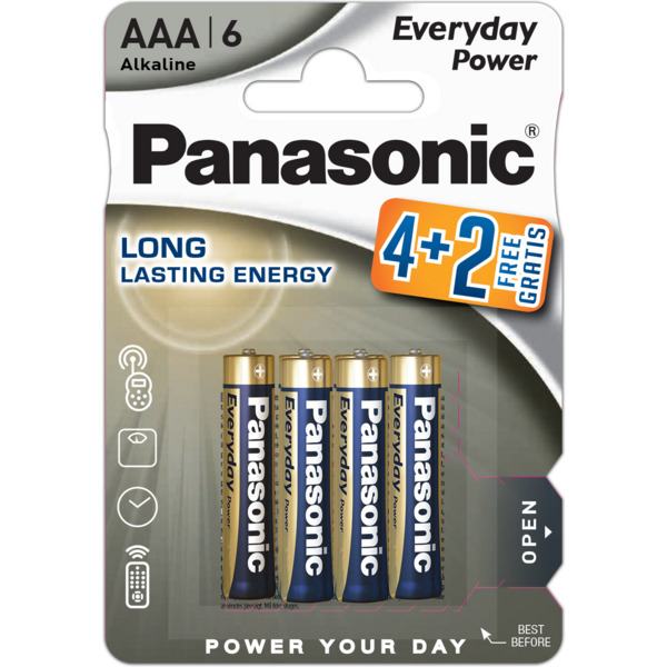 Panasonic EVERYDAY Power AAA x6 / LR03REE/6B2F