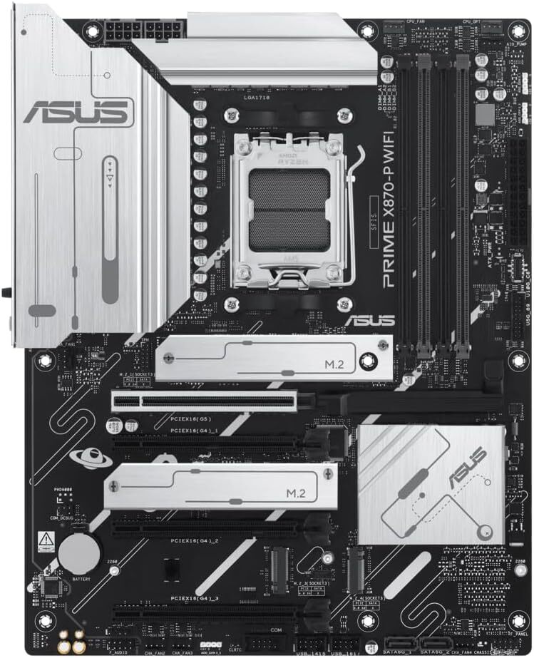 ASUS PRIME X870-P WI-FI / ATX AM5 Dual DDR5 8000+