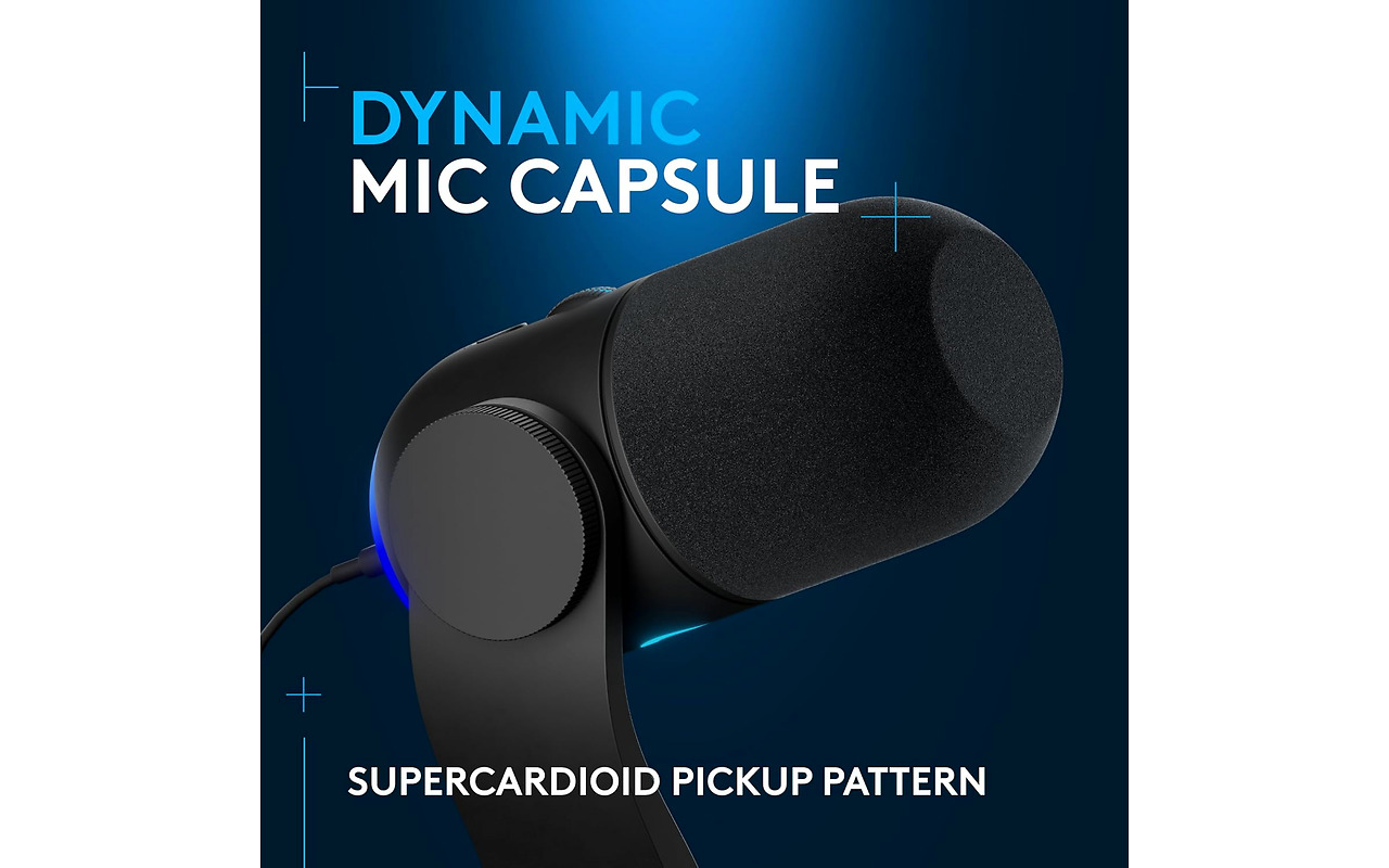 Logitech Yeti GX / Dynamic Supercardioid / Black