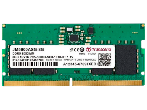 Transcend JetRam 8GB DDR5 5600 SODIMM