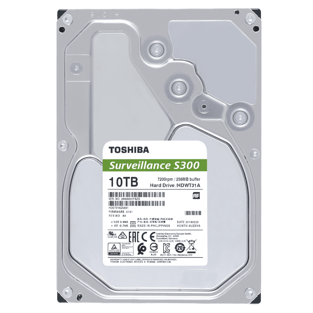 Toshiba S300 Pro Surveillance 10TB SATA / HDWT31AUZSVA