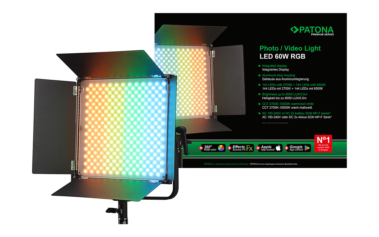 Patona Premium LED 60W RGB/ 4055655247894