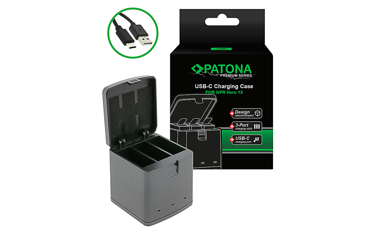 Patona Premium triple for GoPro Hero 13 / 4055655252263