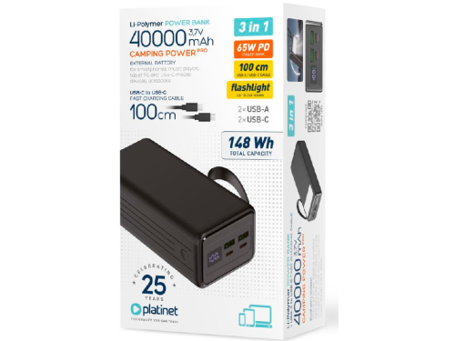 Platinet PMPB4065 / 40000mAh 65W