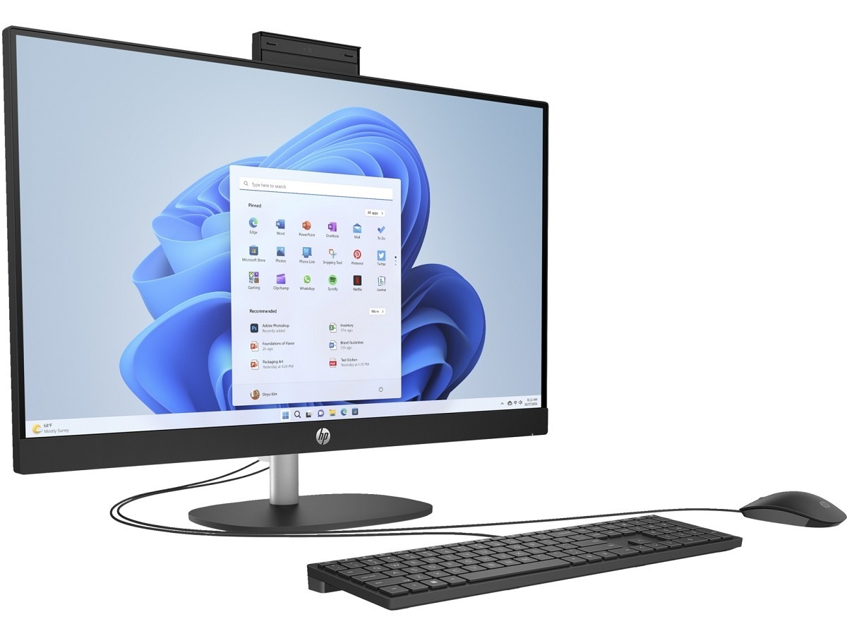 HP All-in-One 24-cr1007ci / 23.8 FullHD IPS / Core ULTRA 5 125U / 16GB DDR5 / 512GB NVMe / FreeDos