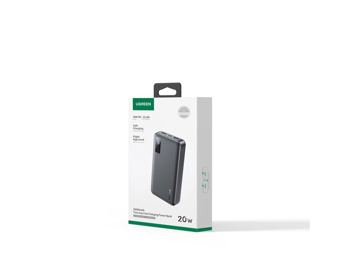 UGREEN Two-way Fast Charging / 20000mAh 20W