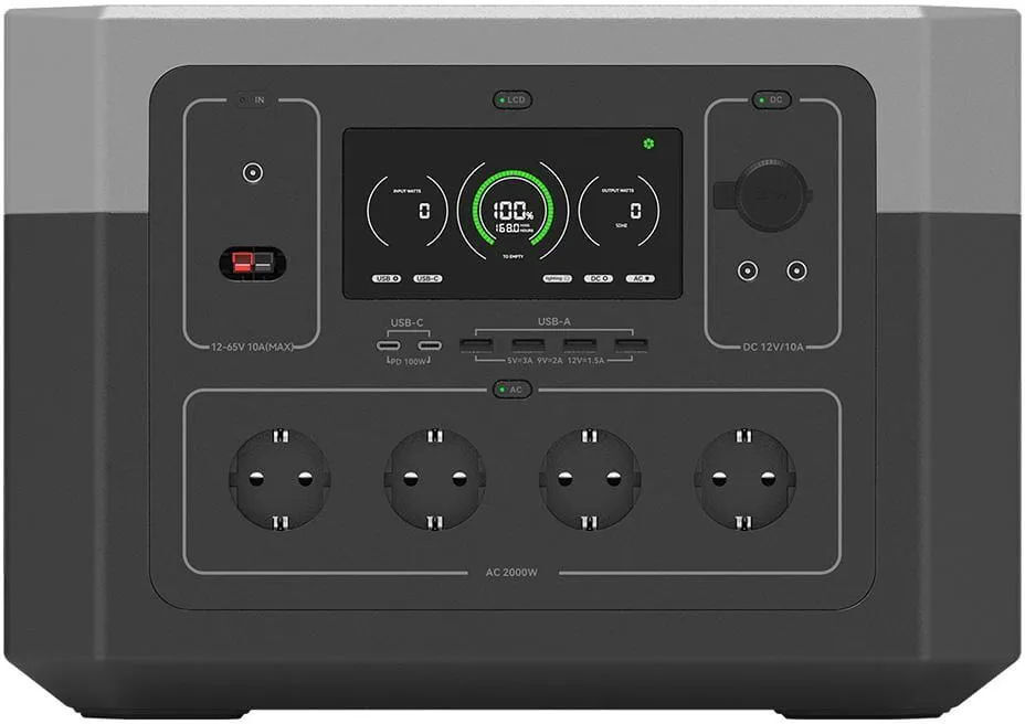 Patona Platinum Powerstation Autarc 2000 + 200W Solar panel