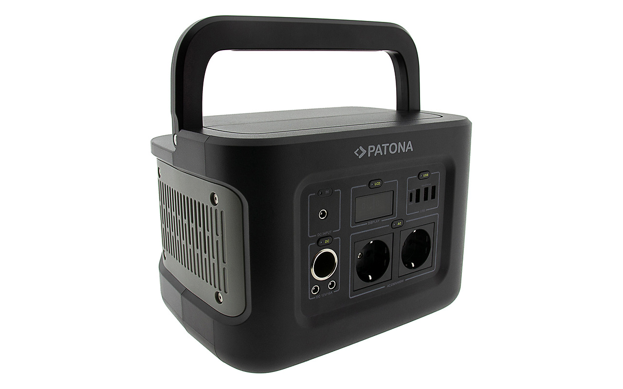 Patona Platinum Portable Powerstation 600Wh + 100W Solar panel