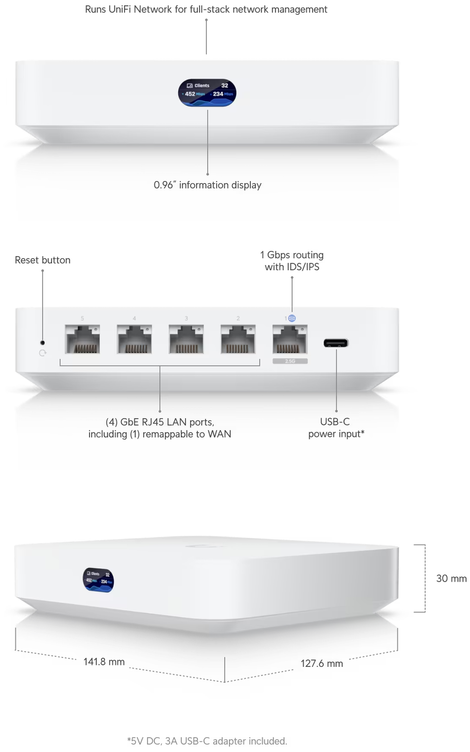Ubiquiti UniFi Cloud Gateway Ultra / UCG-Ultra