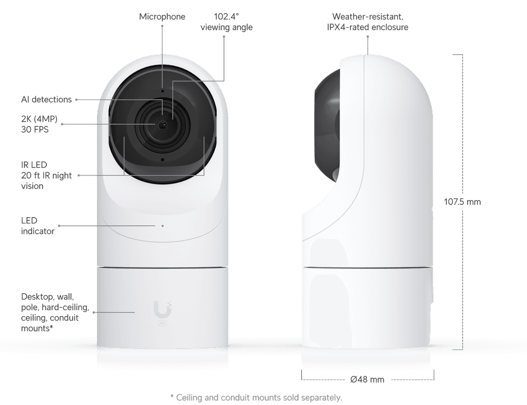 Ubiquiti UniFi G5 Flex / UVC-G5-Flex / 5Mpix Outdoor