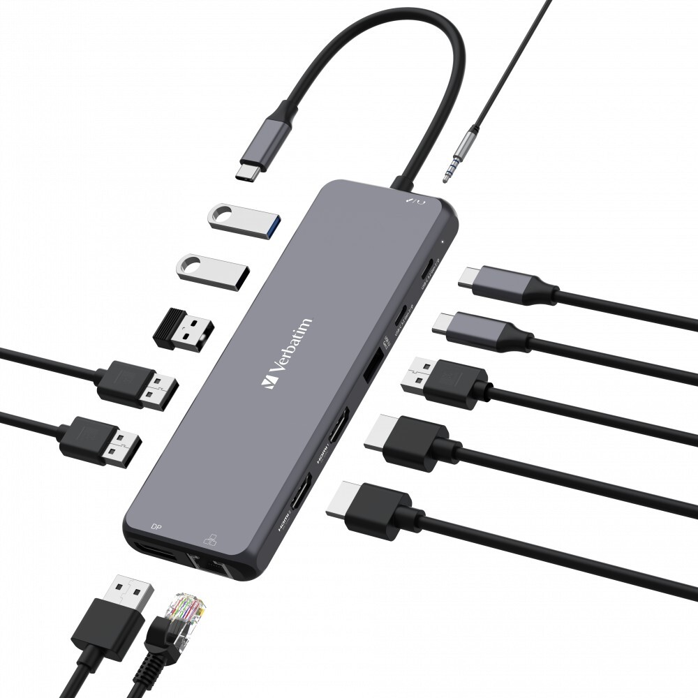 Verbatim 13-in-1 USB-C Pro Multiport Hub CMH-13