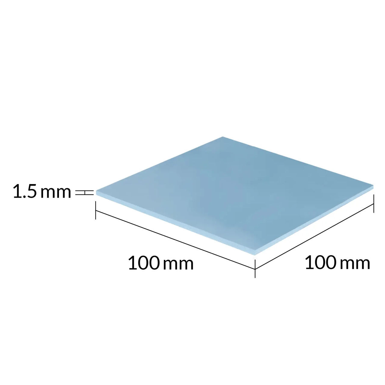Arctic ACTPD00054A / Thermal Pad TP-3 Blue 100x100x1.5mm