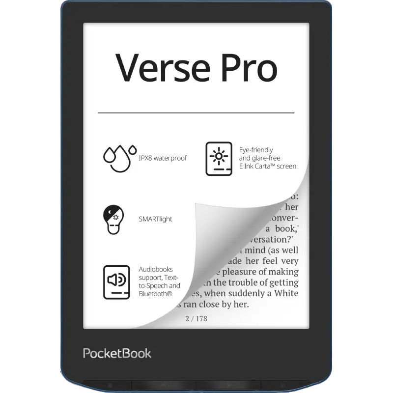 PocketBook 634 Verse PRO / 6 E Ink Carta Blue