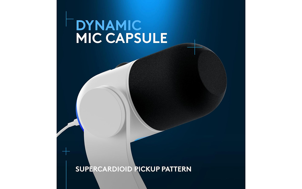 Logitech Yeti GX / Dynamic Supercardioid / White