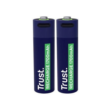 Trust USB-C Rechargeable Battery AA 1700mAh