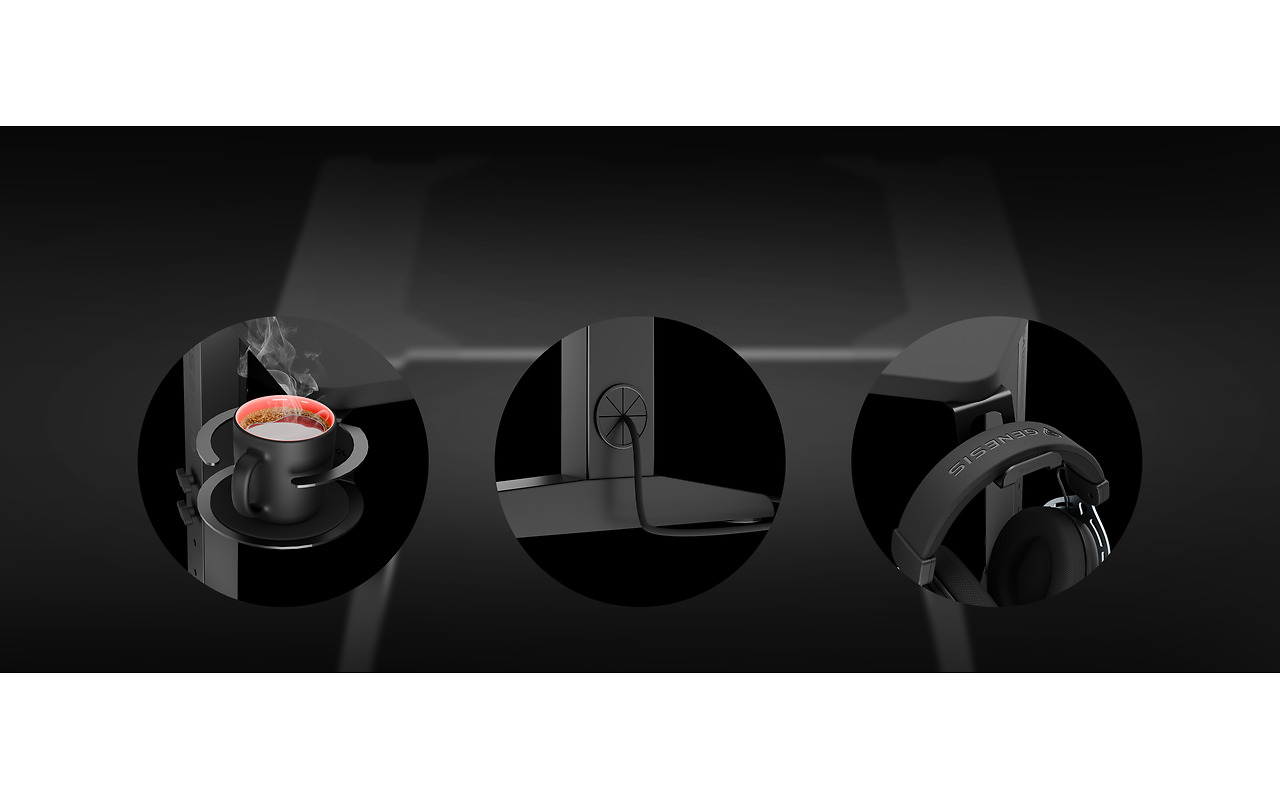 Genesis Desks Gaming Holm Modular 180