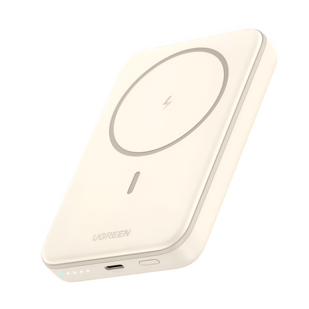 UGREEN Mini Magnetic Wireless Qi 10000mAh 20W Beige