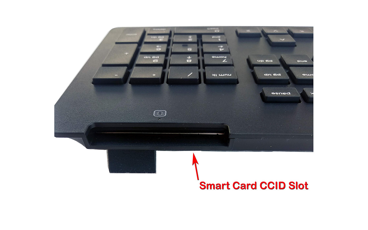 HP Wired Keyboard Slim Business Smart Card / Z9H48AA