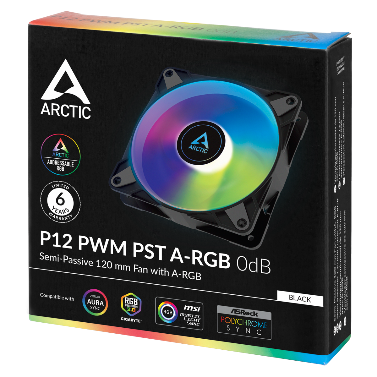 Arctic P12 PWM PST A-RGB Black