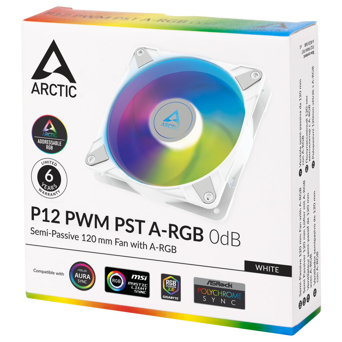 Arctic P12 PWM PST A-RGB White