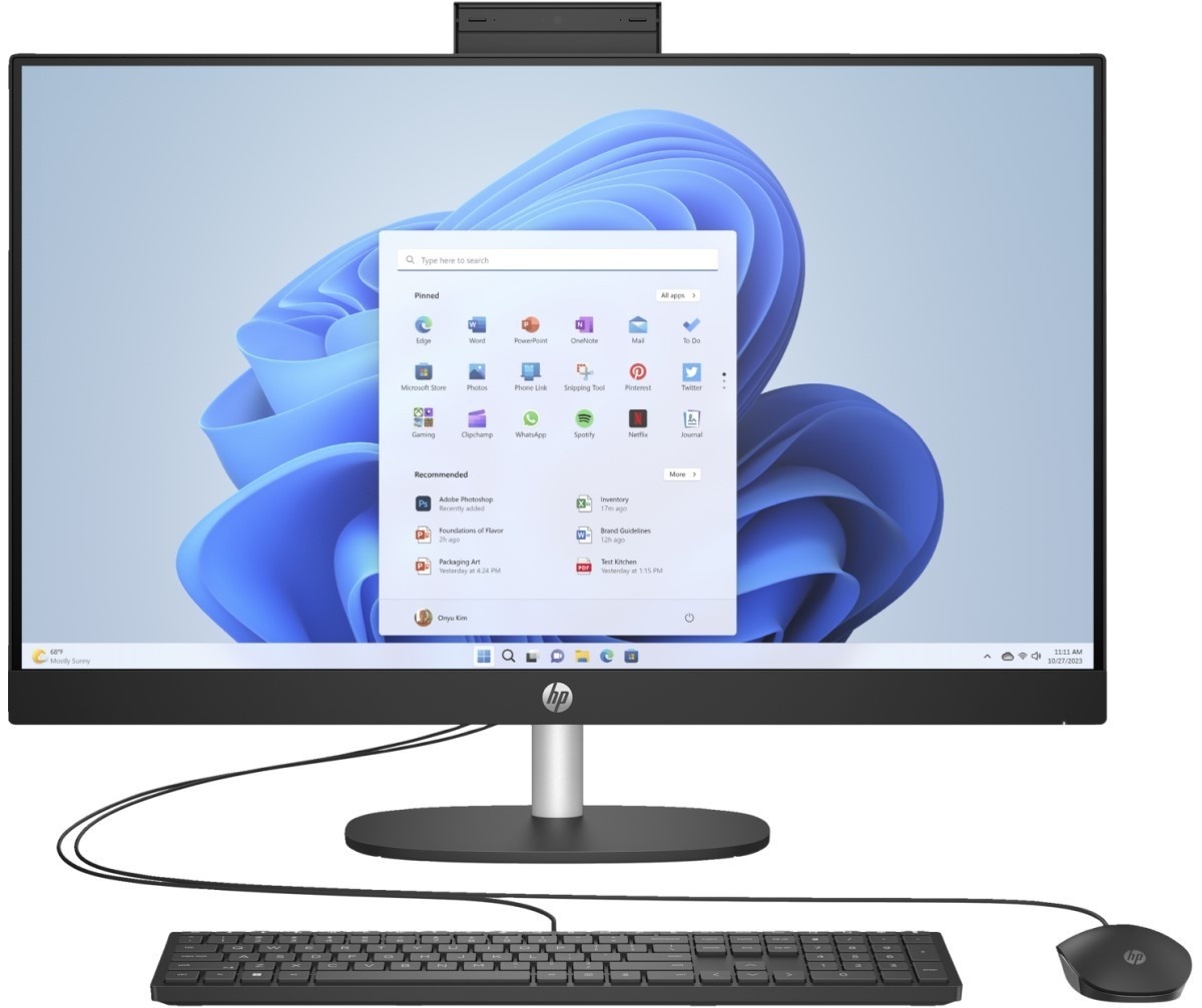 HP AiO 24-cr1003ci / 23.8 FullHD / Ultra 7 155U / 16Gb DDR5 / 512GB NVMe