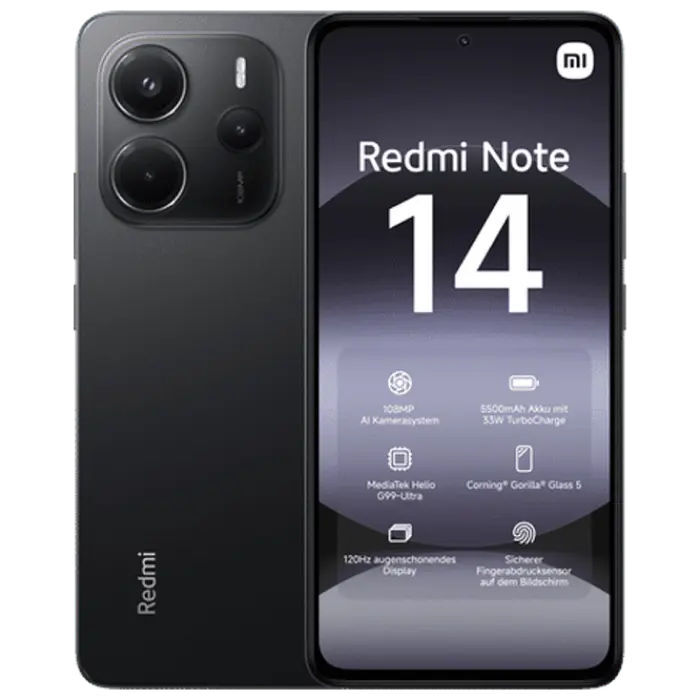 Xiaomi Redmi Note 14 4G / 6GB / 128GB Black