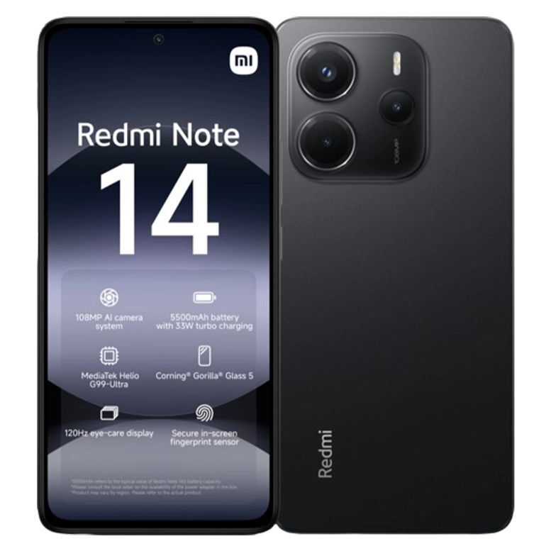 Xiaomi Redmi Note 14 4G / 8GB / 256GB Black