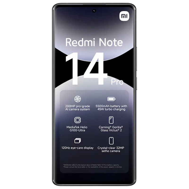 Xiaomi Redmi Note 14 Pro 4G / 8GB / 256GB Black