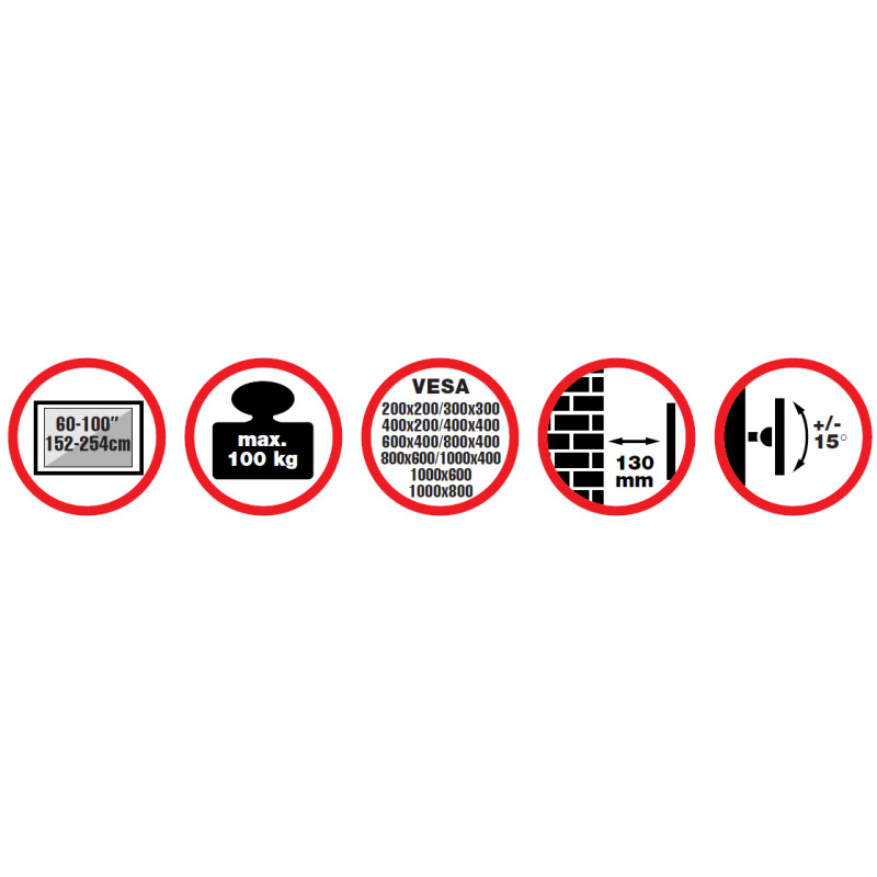 Reflecta PLANO Flat 100-10080 / Black