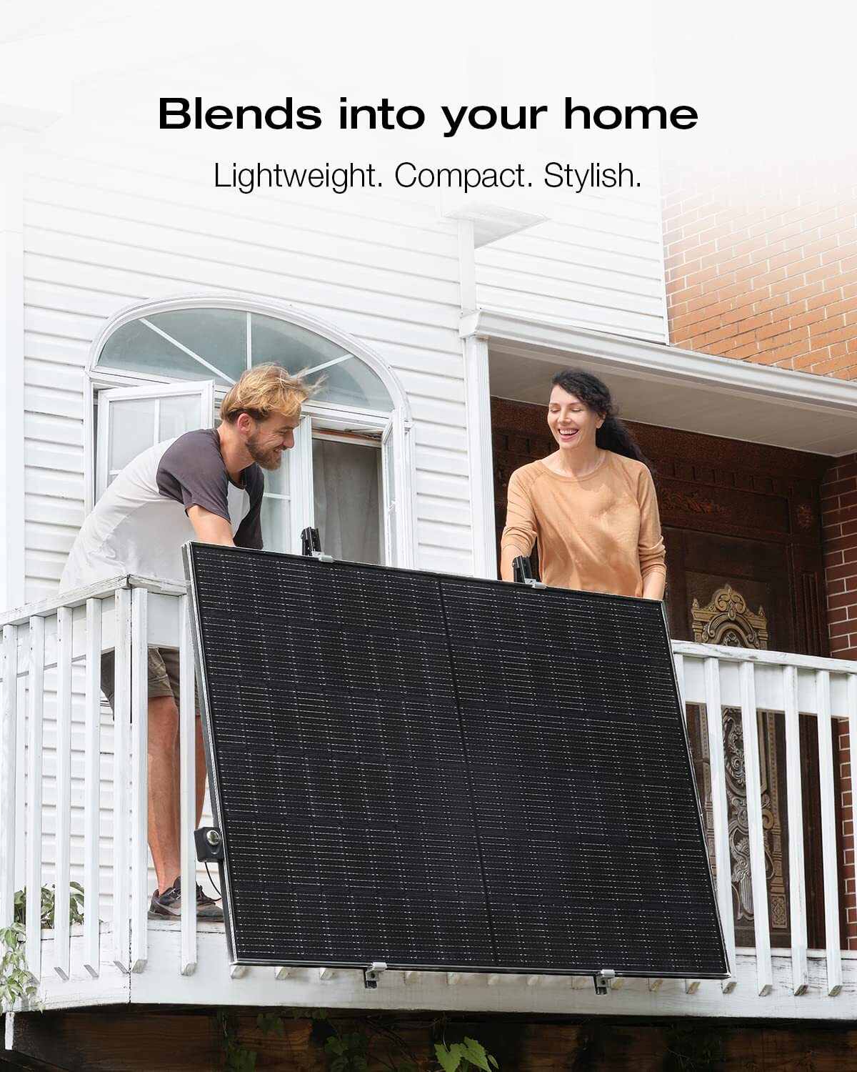 EcoFlow PowerStream Balcony Solar System 800W + Rigid Solar Panel 400W